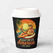  Grappig Trump Amerika's Golf 2025 Papieren Bekers (Voorkant)