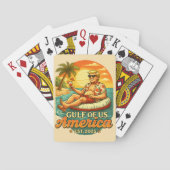  Grappig Trump Amerika's Golf 2025 Pokerkaarten (Achterkant)