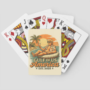 Grappig Trump Amerika's Golf 2025 Pokerkaarten