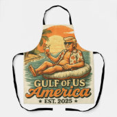  Grappig Trump Amerika's Golf 2025 Schort (Voorkant)
