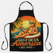 Grappig Trump Amerika's Golf 2025 Schort (Voorkant)