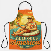  Grappig Trump Amerika's Golf 2025 Schort (Voorkant)