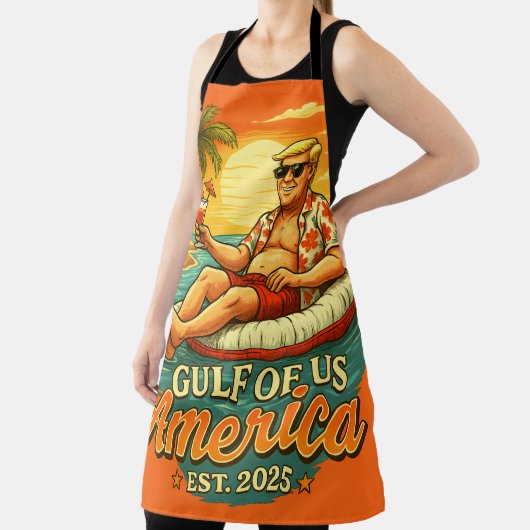  Grappig Trump Amerika's Golf 2025 Schort (Insitu)