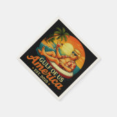  Grappig Trump Amerika's Golf 2025 Servet (Hoek)