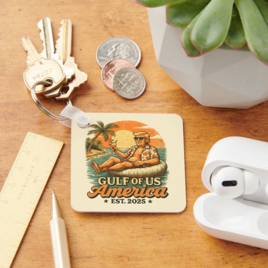  Grappig Trump Amerika's Golf 2025 Sleutelhanger (Bureau)