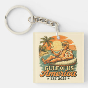 Grappig Trump Amerika's Golf 2025 Sleutelhanger
