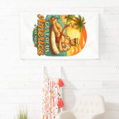 Grappig Trump Amerika's Golf 2025 Spandoek (Insitu)