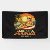 Grappig Trump Amerika's Golf 2025 Spandoek (Horizontaal)