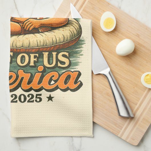 Grappig Trump Amerika's Golf 2025 Theedoek (Quarter Fold)