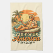  Grappig Trump Amerika's Golf 2025 Theedoek (Verticaal)