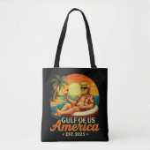 Grappig Trump Amerika's Golf 2025 Tote Bag (Voorkant)