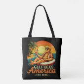 Grappig Trump Amerika's Golf 2025 Tote Bag (Achterkant)