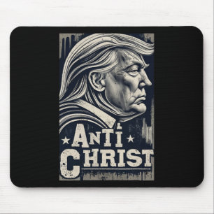 Grappig Trump Anti Christ Jesus Christelijk Faith  Muismat
