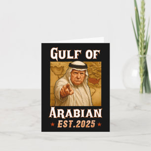 Grappig Trump Arabische Golf 2025 - Trump Golf van Kaart