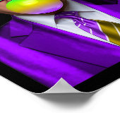 Grappig Trump Bubble Gum Shirt Trump Mardi Gras Poster (Hoek)