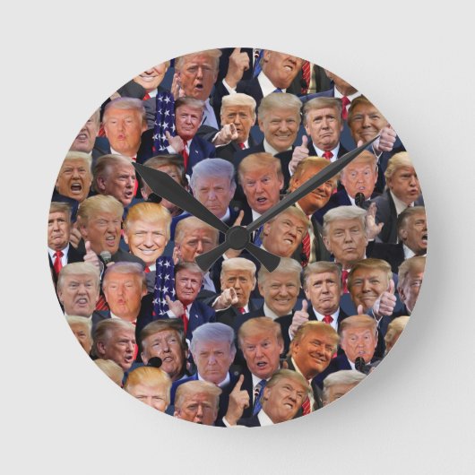 Grappig Trump-cadeau  Ronde Klok (Voorkant)