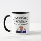 Grappig Trump Custom Word, President Donald Trump Mok (Links)