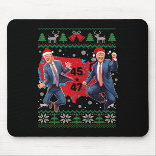 Grappig Trump Dans Kerstman Kerstmispajam Muismat