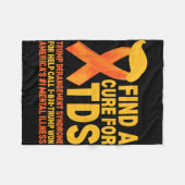 Grappig Trump Derangement Syndrome TDS Awareness R Fleece Deken (Voorkant (Horizontaal))