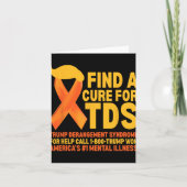 Grappig Trump Derangement Syndrome TDS Awareness R Kaart (Voorkant)