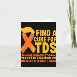 Grappig Trump Derangement Syndrome TDS Awareness R Kaart