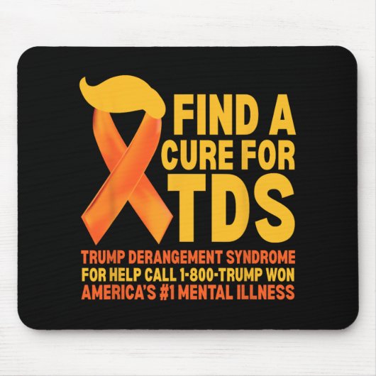 Grappig Trump Derangement Syndrome TDS Awareness R Muismat (Voorkant)