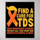 Grappig Trump Derangement Syndrome TDS Awareness R Poster (Voorkant)