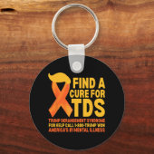 Grappig Trump Derangement Syndrome TDS Awareness R Sleutelhanger (Voorkant)