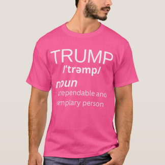 Grappig Trump Dictionary Definitie Politieke Repub T-shirt
