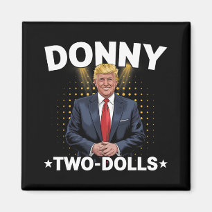 Grappig Trump Donny Twee Dolls 2 Dolls op Kerstmis Magneet
