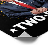 Grappig Trump Donny Twee Dolls 2 Dolls op Kerstmis Poster (Hoek)