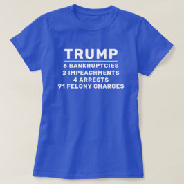 Grappig Trump door de cijfers T-shirt