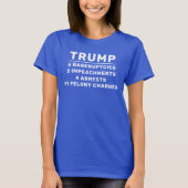 Grappig Trump door de cijfers T-shirt (Voorkant)