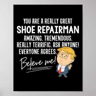 Grappig Trump Echt Geweldige Schoenhersteller Cade Poster