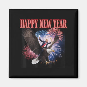 Grappig Trump Gelukkig Nieuwjaar 2025 We hebben de Magneet