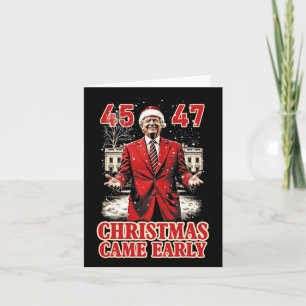 Grappig Trump Geschenk kwam vroeg dit jaar 2024 Kaart
