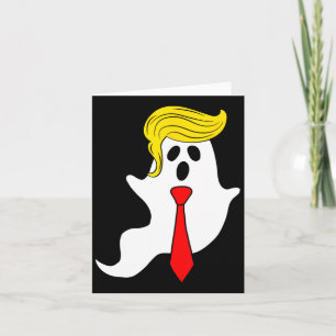 Grappig Trump Ghost Trump Hair Halloween Donald Tr Kaart