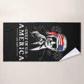Grappig Trump Golf van Amerika 2025 4 juli Badhanddoek (Badhanddoek)