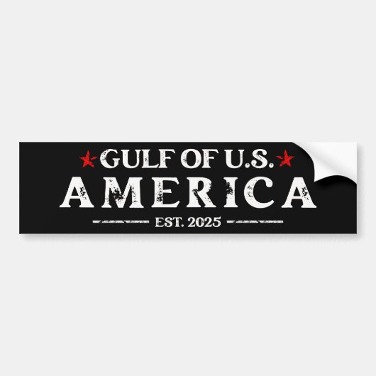 Grappig Trump Golf van Amerika 2025 4 juli Bumpersticker (Voorkant)