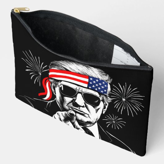 Grappig Trump Golf van Amerika 2025 4 juli Etui (Open)