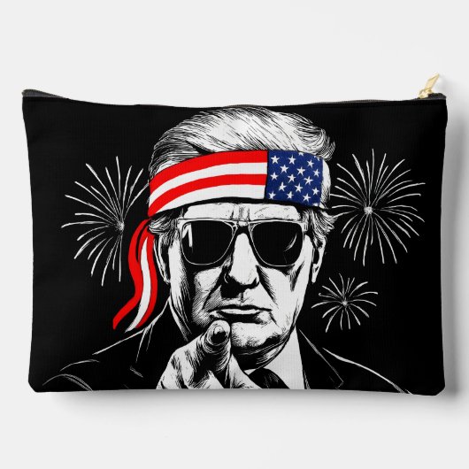 Grappig Trump Golf van Amerika 2025 4 juli Etui (Achterkant)