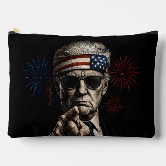 Grappig Trump Golf van Amerika 2025 4 juli Etui (Voorkant)