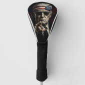 Grappig Trump Golf van Amerika 2025 4 juli Golfheadcover (Voorkant)