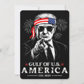 Grappig Trump Golf van Amerika 2025 4 juli Kaart (Voorkant)
