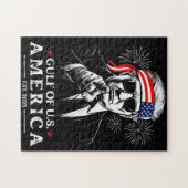 Grappig Trump Golf van Amerika 2025 4 juli Legpuzzel (Horizontaal)