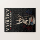 Grappig Trump Golf van Amerika 2025 4 juli Legpuzzel (Horizontaal)