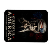 Grappig Trump Golf van Amerika 2025 4 juli Magneet (Horizontaal)