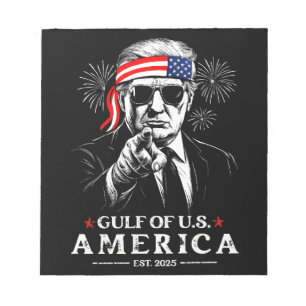 Grappig Trump Golf van Amerika 2025 4 juli Notitieblok