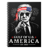 Grappig Trump Golf van Amerika 2025 4 juli Notitieboek (Voorkant)