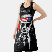 Grappig Trump Golf van Amerika 2025 4 juli Schort (Insitu)